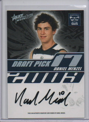 Draft Pick Signature- Daniel Menzel