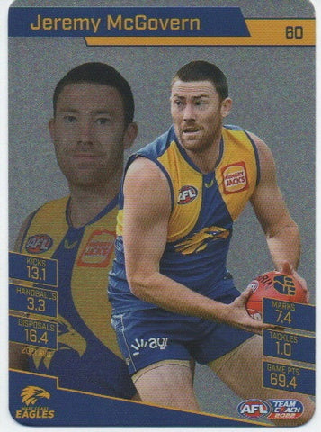 Silver Cards 2022 - West Coast Eagles (Choose your Card(s)