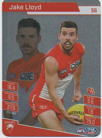 Silver Cards 2022 - Sydney Swans (Choose your Card(s)