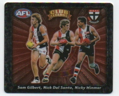 2008 Footy Legends Tazos - Club Legends (Choose your player(s)