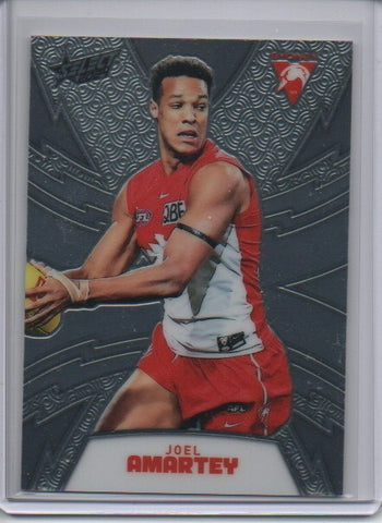 Select AFL Footy Stars 2024 Luminous Thunderbolt Refractor Joel Amartey 