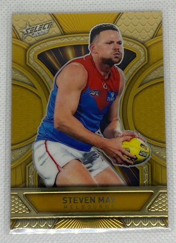 Select AFL Footy Stars 2025 Luminous Dragon Scales Gold Steven May 