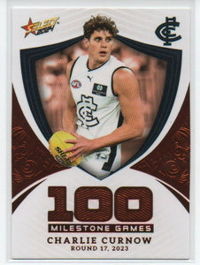 Select AFL Footy Stars 2024 Milestone Cards