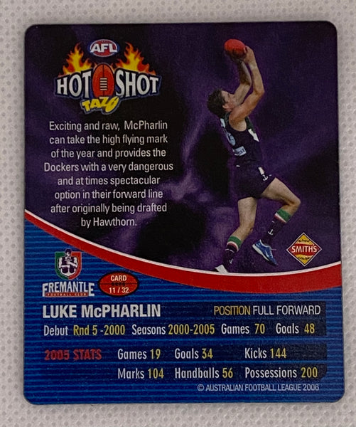 2006 AFL Tazos - Holographics