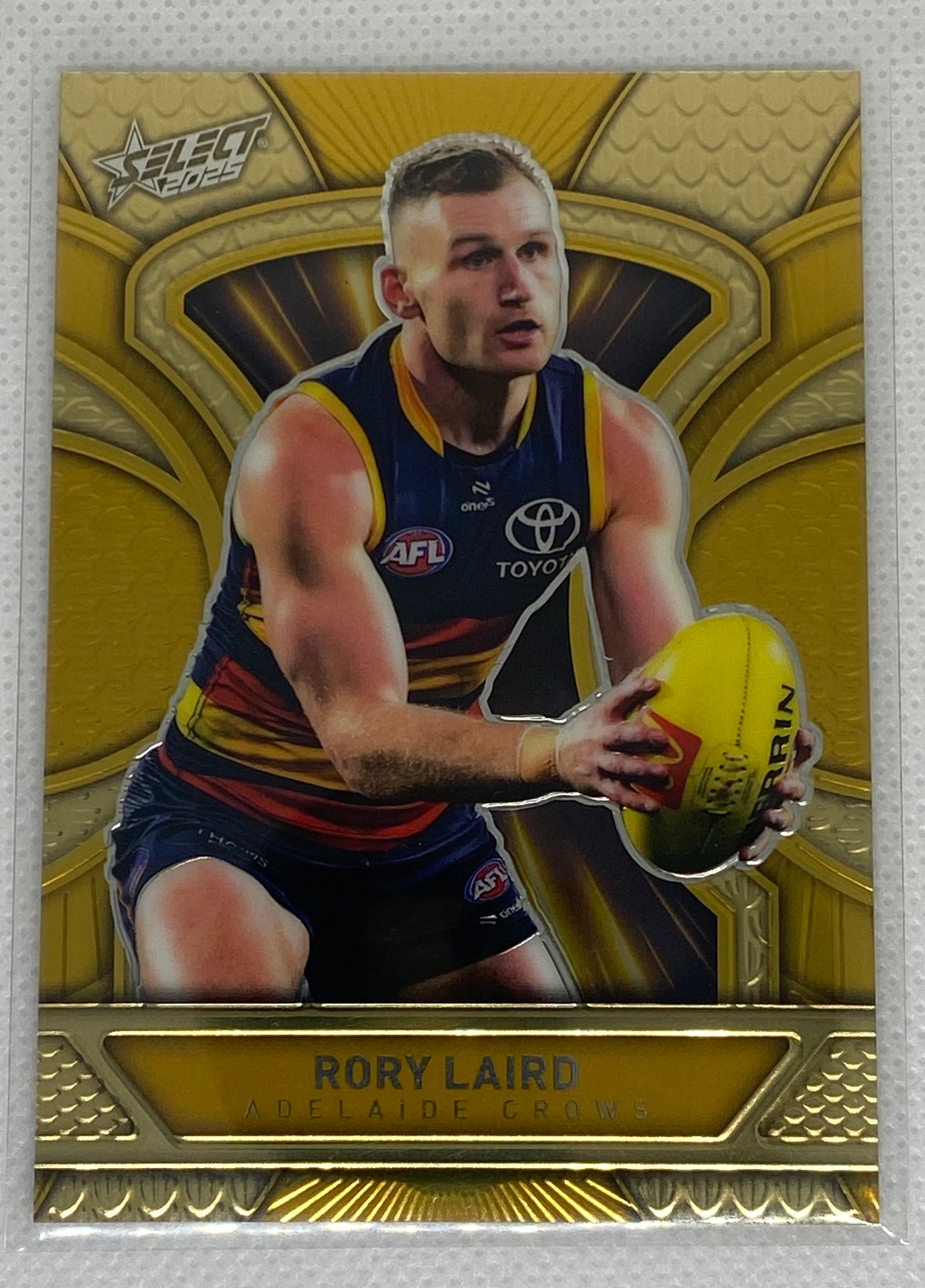 Select AFL Footy Stars 2025 Luminous Dragon Scales Gold Rory Laird 