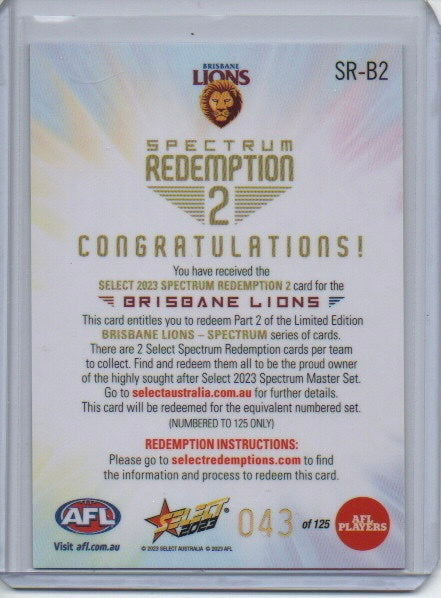 Spectrum Redemption 2 - Brisbane Lions