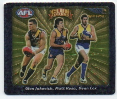 2008 Footy Legends Tazos - Club Legends (Choose your player(s)