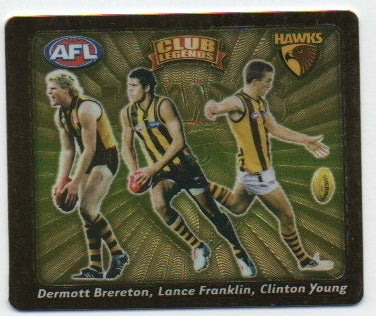 2008 Footy Legends Tazos - Club Legends (Choose your player(s)