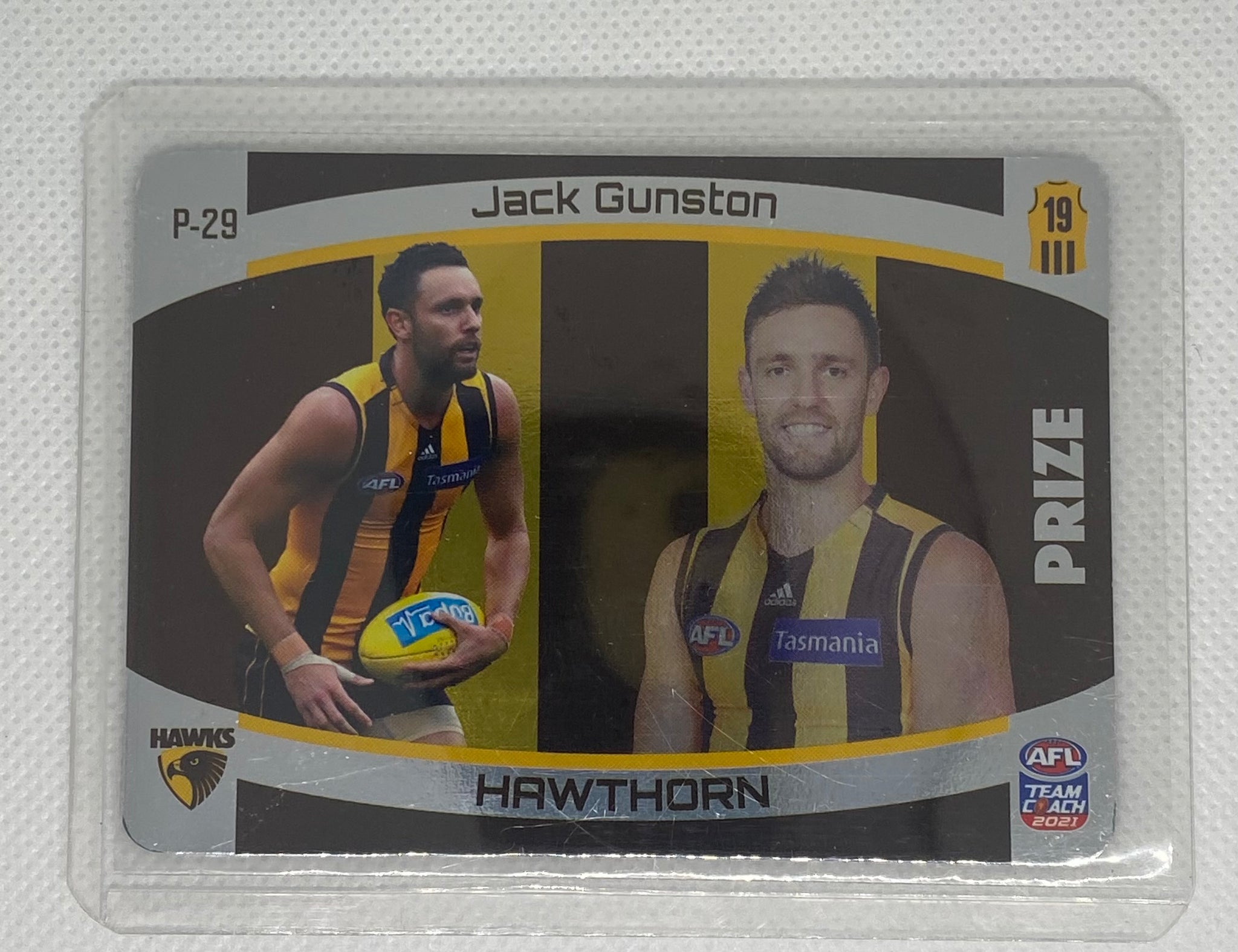 Prize Card - Jack Gunston