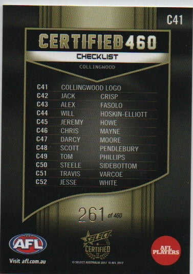 Certified 460 - Collingwood Logo