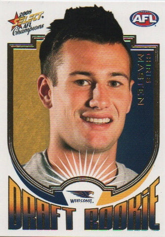 Chris Masten Draft Rookie Card