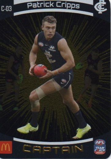 Patrick Cripps - Gold Captain Card