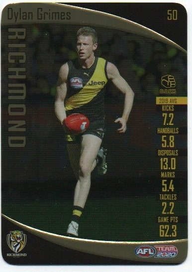 Gold Cards - Richmond Tigers