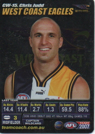 Chris Judd - Captain Wildcard