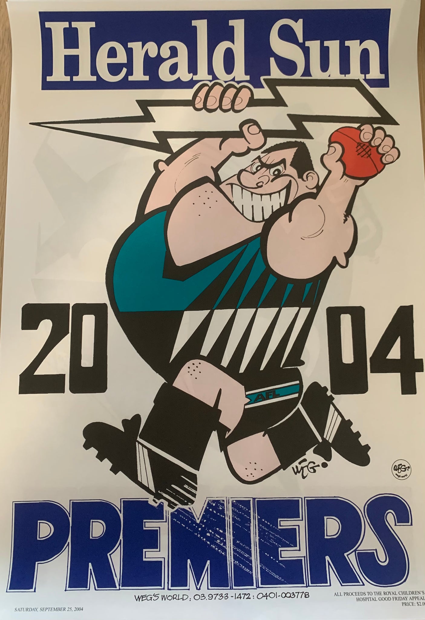 2004 Port Adelaide Weg Poster