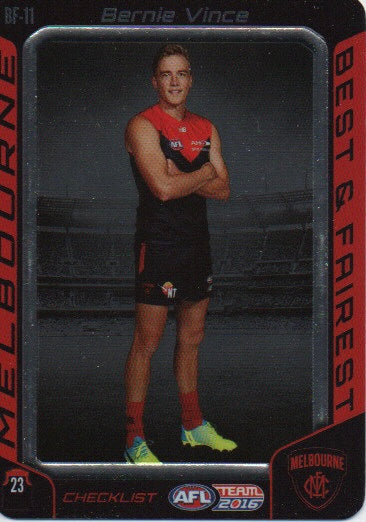 Bernie Vince - Best & Fairest