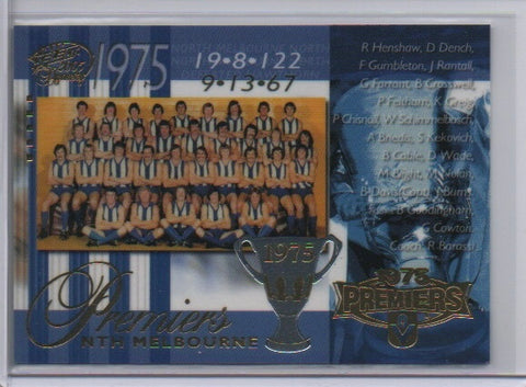 1975 North Melbourne Premiership Commemorative