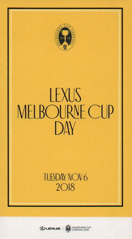 2018 Melbourne Cup Racebook