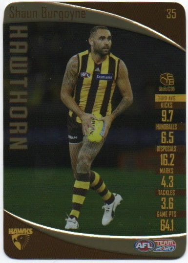 Gold Cards - Hawthorn Hawks