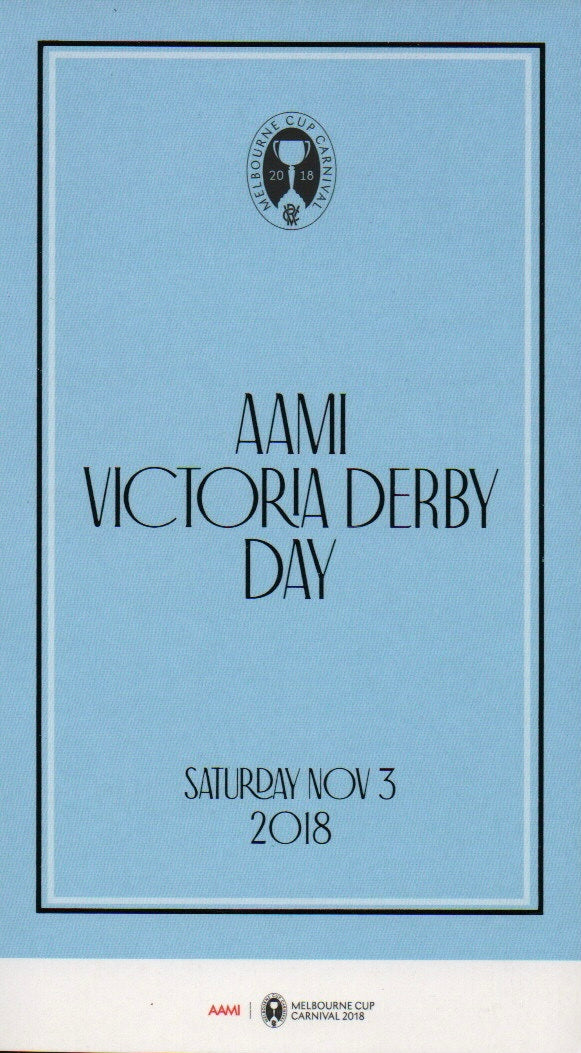 2018 Victoria Derby Racebook