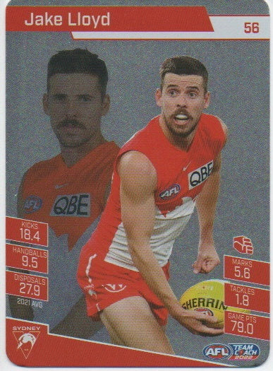 Silver Cards 2022 - Sydney Swans (Choose your Card(s)